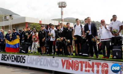 Selección de fútbol Sub-20 llegó al país tras histórica participación en el Mundial de Corea