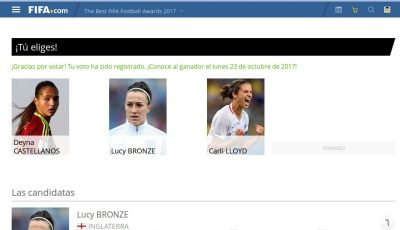 ¿Ya votaste por Deyna Castellanos al Premio The Best de la FIFA?