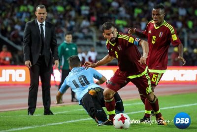 Venezuela frena a Cavani y Suárez y Uruguay aplaza su clasificación
