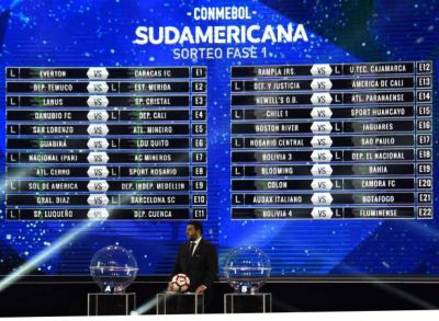 Conmebol Sudamericana: Definidos los partidos de primera fase 2018