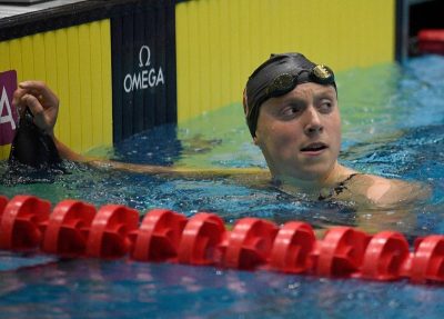 Katie Ledecky firma segundo mejor tiempo de la historia en 400 m libres