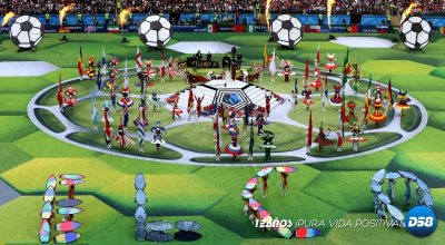 Austera fiesta inaugural del Mundial con Robbie Williams como atracción