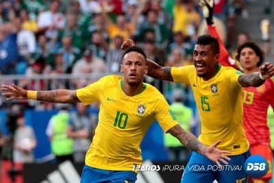 Rusia 2018: Brasil derrotó a un valiente «Tri» y se clasificó para cuartos