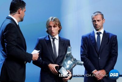 Luka Modric se corona como el mejor jugador UEFA