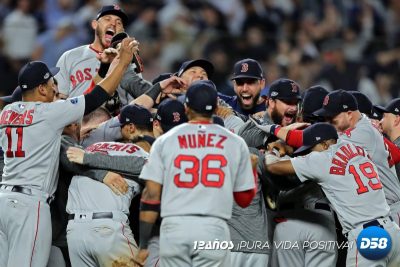Medias Rojas vencen a Yankees y van por el campeonato de la Americana ante Astros