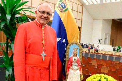 Cardenal Porras: «Los venezolanos están en una gran incertidumbre por falta información veraz»