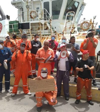Trabajadores de Pdvsa Marina pide restitución de beneficios en moneda extranjera que les quitaron