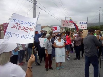 Comunidades de Agua Viva en el estado Lara protestaron ante la falta del suministro de agua