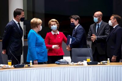 Líderes del bloque comunitario debaten sobre el rescate de la Unión Europea tras la pandemia