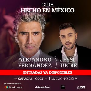 Alejandro Fernández regresa a Venezuela con su gira «Hecho en México»