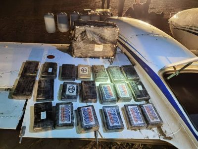 #Venezuela | En Falcón inhabilitan aeronave que trasladaba más de 450 kilos de cocaína