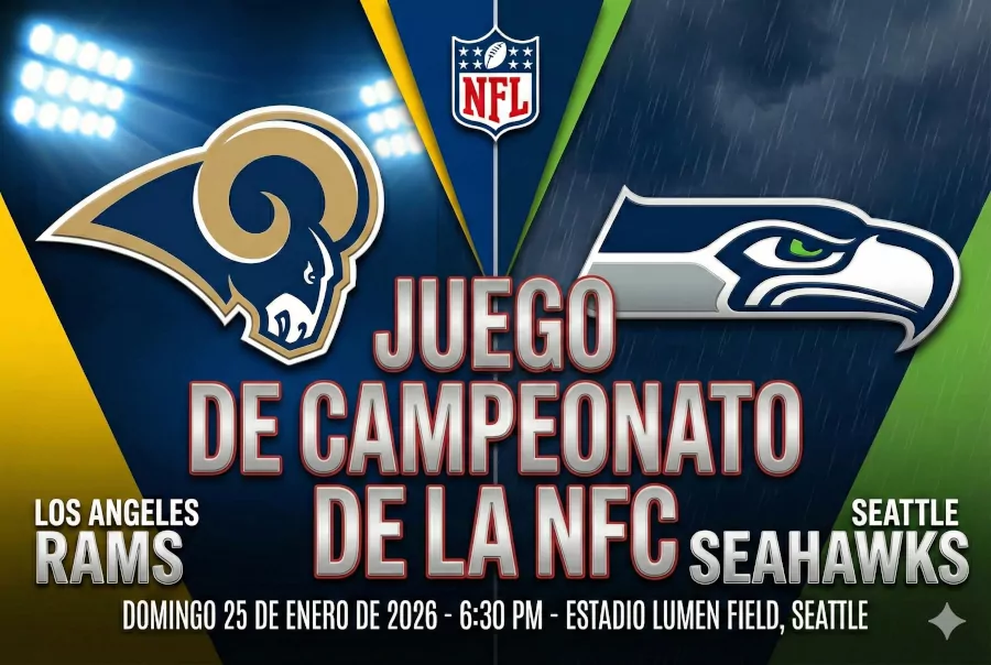 Los Seattle Seahawks recibirán este domingo a las 18:30 horas a Los Angeles Rams en un enfrentamiento que promete máxima paridad táctica. Mientras Seattle se ampara en su fortaleza como local, los Rams confían en la jerarquía de sus veteranos para alcanzar la gran final.