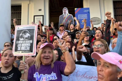 Militantes del PSUV Zulia mantienen seis días de vigilia por la liberación de Nicolás Maduro