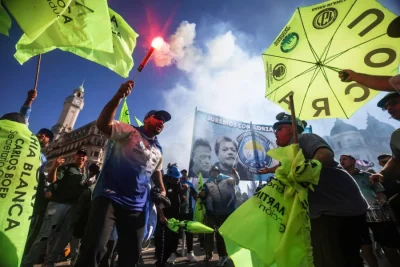 CGT a Milei: «Se terminó la paciencia» en protesta masiva en Buenos Aires
