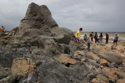 Terremotos de Venezuela originan volcán de lodo frente a Trinidad y Tobago